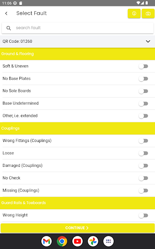 Scaff Inspector Screenshot
