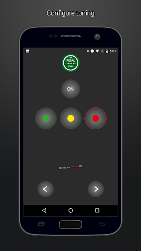 Pedal Controls Screen 2