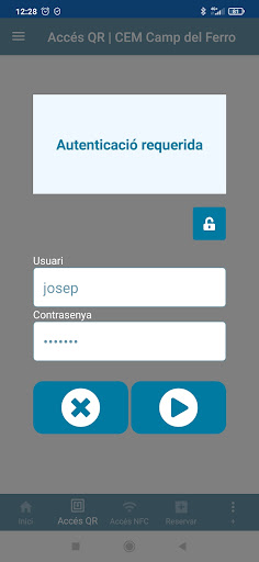 Android application CEM Camp del Ferro screenshort