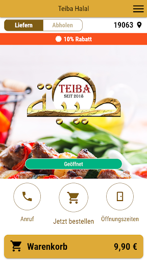 Android application Teiba Halal screenshort