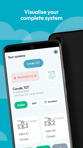 Android application NOWA PRESENCE screenshort