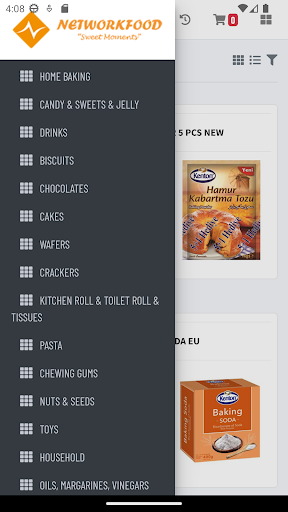 Network Food Screen 2