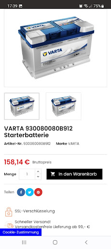 KfzTeile36.de Screen 3