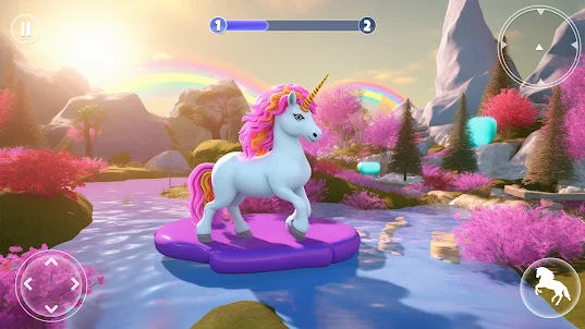 Magical Unicorn Pony Run Games