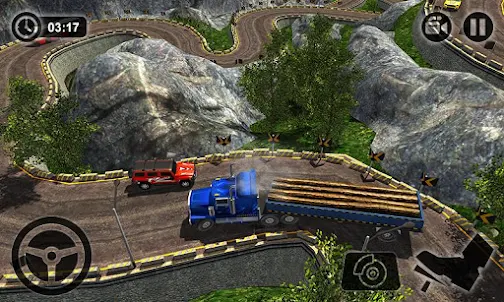 오프로드화물 트럭 운송 운전 시뮬레이터 17