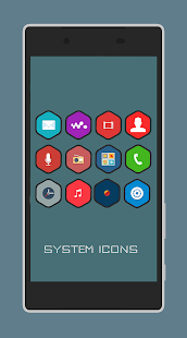 Captura de pantalla de Mina Icon Pack Pro