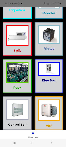 Android application Calculadora Para Refrigeração screenshort