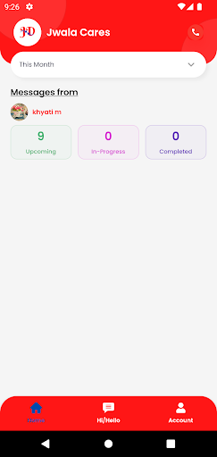 Jwala Cares Screen 2