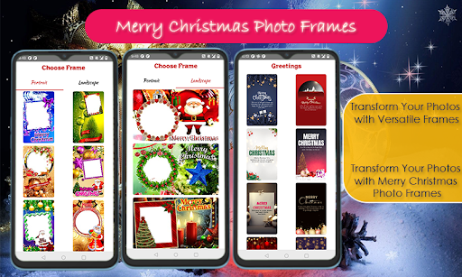 Android application Merry Christmas Photo Frames screenshort