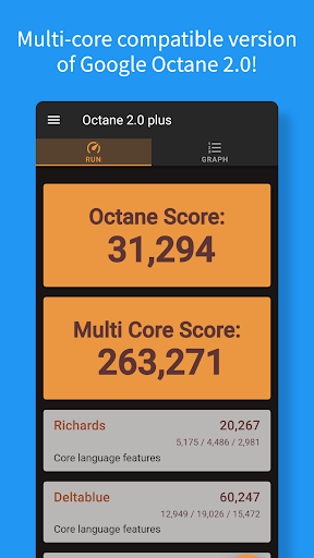 Android application Octane 2.0 plus screenshort