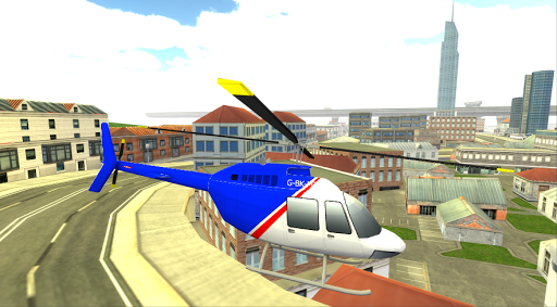 Screenshot of City Helicopter Simulator Game