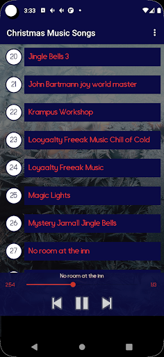 Christmas Music songs Screen 2