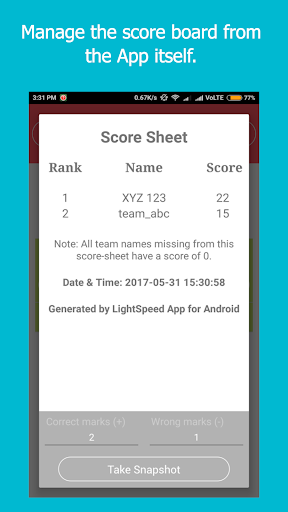 LightSpeed Quiz Buzzer