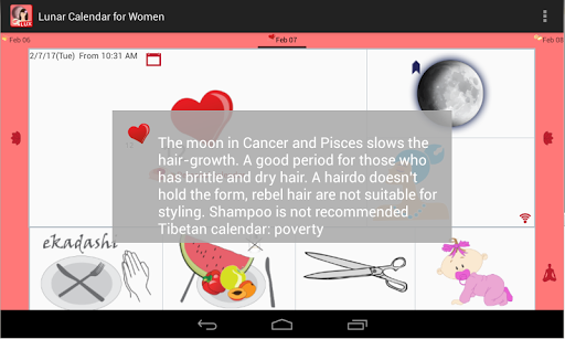 Lunar Calendar for Women Lux