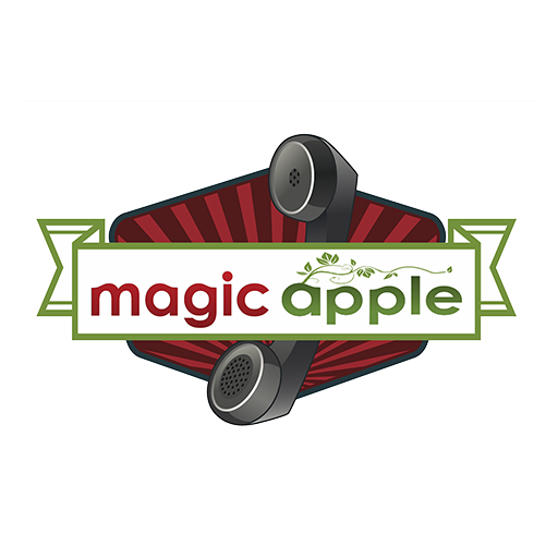 Magic Apple Text logo
