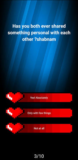 BFF Friendship Test Screen 3
