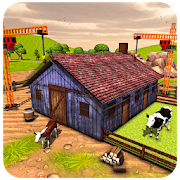 Village Cattle House Construction: Farm Builder