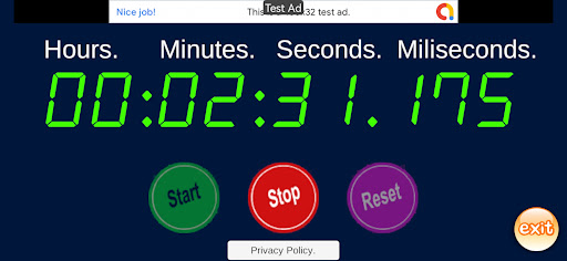 Android application Timer Big screenshort
