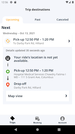 Android application Oats Transit screenshort