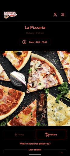 Android application La Pizzaria screenshort