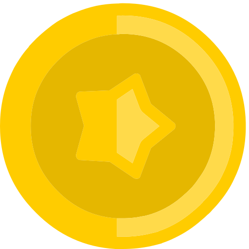 Throw coin logo
