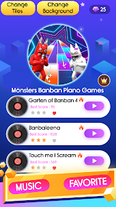 Banbaleena Monsters Piano Game
