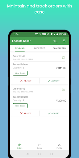 Localite Seller - Online shopp Screen 3