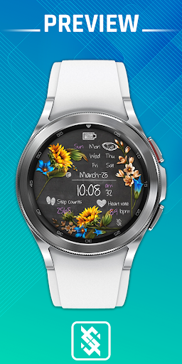 Android application BFF38-Blackboard Art Sunflower screenshort