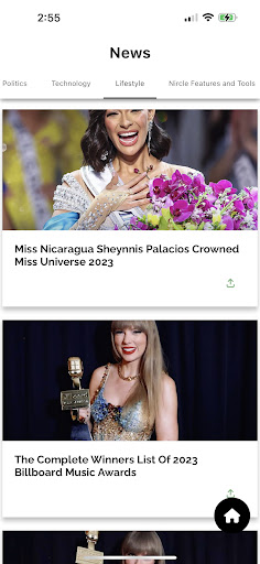 Android application Nircle News screenshort