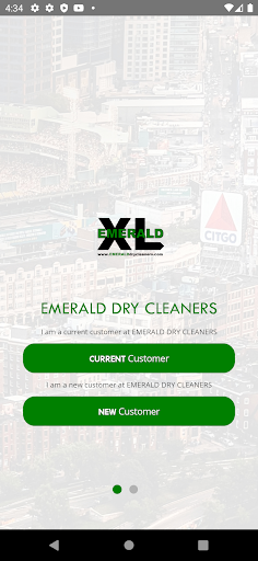 Android application Emerald Dry Cleaners screenshort