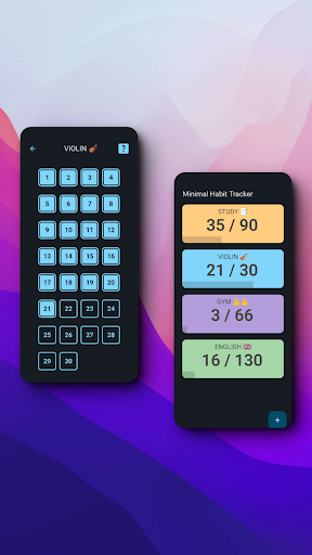 Minimal habit tracker