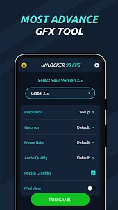 90 FPS Unlock & iPad view GFX