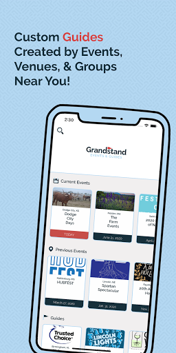 Grandstand - Events & Guides screenshot