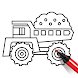 Car Coloring ASMR: トラックロボット