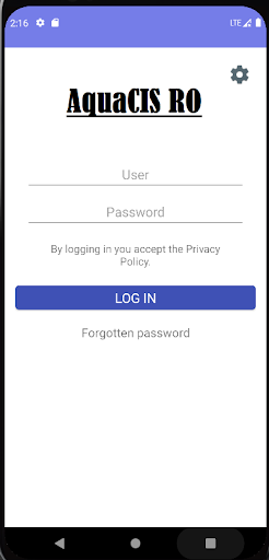 Android application aquacisro screenshort