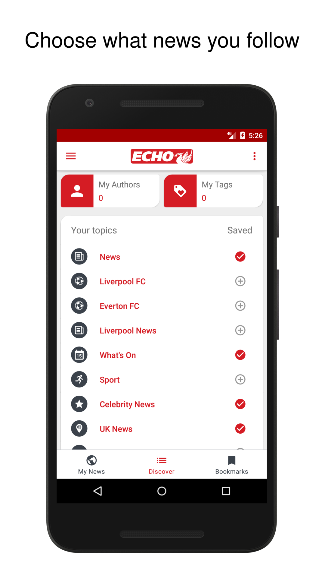 Android application Liverpool Echo screenshort