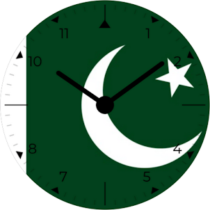 Pakistan Analog Watch Face