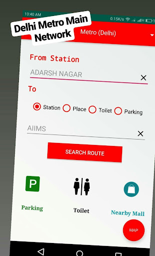 Delhi Metro Traveller Screen 2
