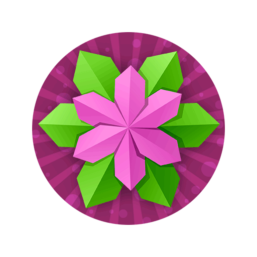 Origami Flowers From Paper  Icon