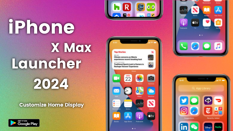 iPhone X Max Launcher - 1.0 - (Android)