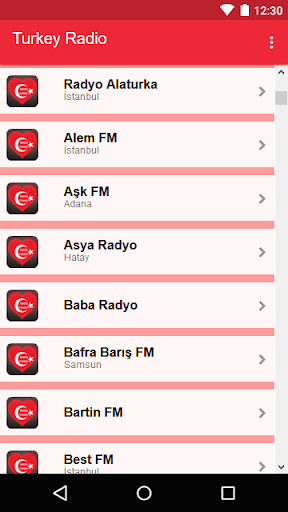 Turkey Radio Screen 2