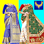 Women fancy saree photo suit