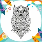 Cover Image of Descargar Coloring Book: Owl Mandala  APK