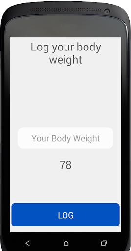 Body Weight Log