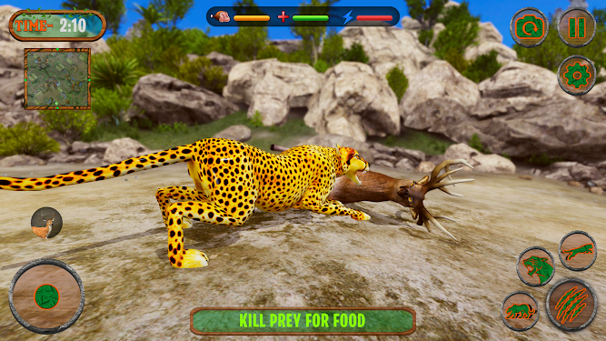 #4. Jaguar Simulator 3D Wild Cats (Android) By: Doorment Games
