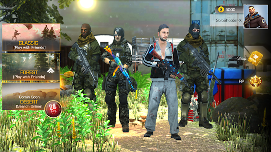 PVP Shooting Battle Online- und Offline-Spiel. Screenshot