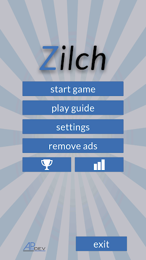 Zilch (Dice Game) Screen 2