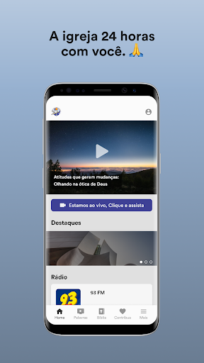 Android application MISSÕES UNIDAS NA FÉ screenshort