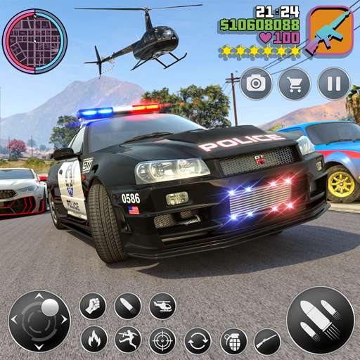 Police Car Simulator Game 3D  Icon