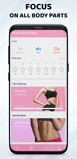 Android application Workout For Women-Home Workout screenshort